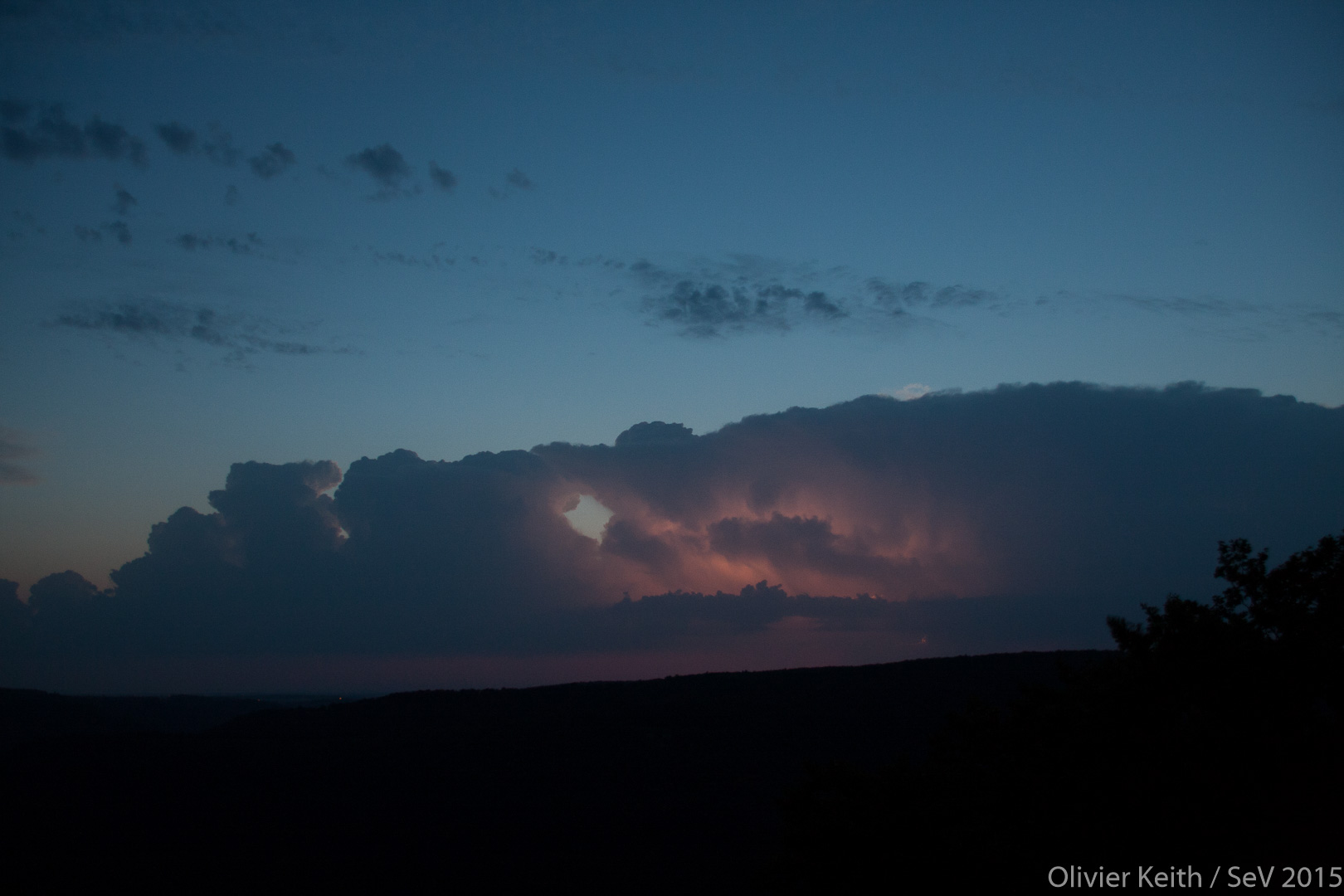 Orage sur la Lorraine Orage lointain